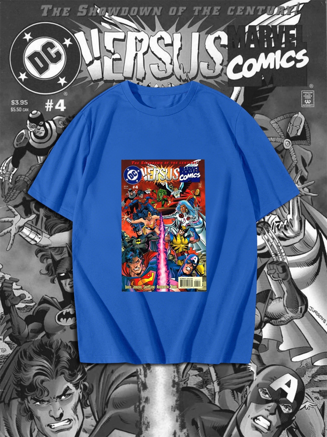 Superhero Warrior Cotton Print T-Shirt 0054